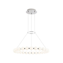 Load image into Gallery viewer, Orbet LED Chandelier in Polished Nickel (Small).
