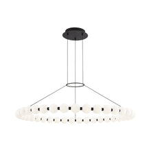 Load image into Gallery viewer, Orbet LED Chandelier in Nightshade Black (Large).
