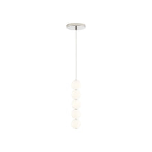 Load image into Gallery viewer, Orbet LED Pendant Light in Polished Nickel (5-Light).