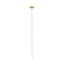 Load image into Gallery viewer, Orbet LED Pendant Light in Natural Brass (13-Light).