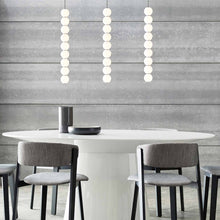 Load image into Gallery viewer, Orbet LED Pendant Light in dining room.