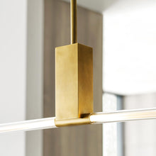 Load image into Gallery viewer, Phobos LED Linear Pendant Light in Detail.