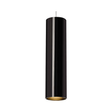 Load image into Gallery viewer, Piper Low Voltage Pendant Light in Black/Satin Nickel.
