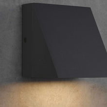 Load image into Gallery viewer, Pitch Single Outdoor LED Wall Light in Detail.