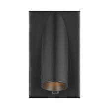 Load image into Gallery viewer, Ponte LED Wall Light in Nightshade Black.