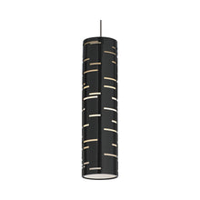 Load image into Gallery viewer, Revel Low Voltage Pendant Light in Antique Bronze/Gloss Black.