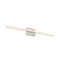 Load image into Gallery viewer, Span LED Bath Vanity Light in Satin Nickel (Large).