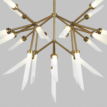 Load image into Gallery viewer, Spur LED Chandelier in Detail.