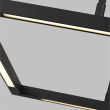 Load image into Gallery viewer, Stagger Halo LED Linear Pendant Light in Detail.