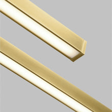 Load image into Gallery viewer, Stagger LED Linear Pendant Light in Detail.