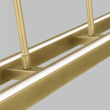 Load image into Gallery viewer, Stagger LED Linear Pendant Light in Detail.