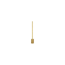 Load image into Gallery viewer, Stagger LED Wall Light in Natural Brass (Small).