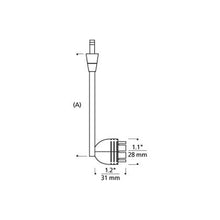 Load image into Gallery viewer, Tilt Low Voltage Head - line drawing.