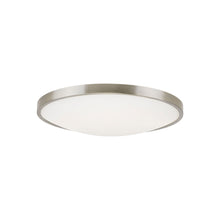 Load image into Gallery viewer, Vance LED Flush Mount Ceiling Light in Small/Satin Nickel.