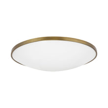 Load image into Gallery viewer, Vance LED Flush Mount Ceiling Light in Large/Aged Brass.