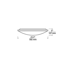 Load image into Gallery viewer, Vance LED Flush Mount Ceiling Light - line drawing.