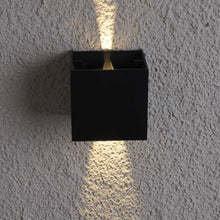 Load image into Gallery viewer, Vex 5 Outdoor LED Wall Light in Detail.