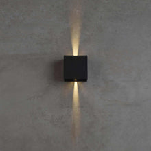 Load image into Gallery viewer, Vex 5 Outdoor LED Wall Light in Detail.