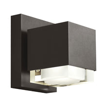 Load image into Gallery viewer, Voto Downlight Outdoor LED Wall Light in Large/Bronze.