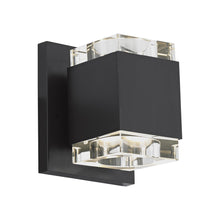 Load image into Gallery viewer, Voto Up / Downlight Outdoor LED Wall Light in Black (Small).
