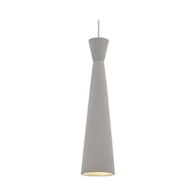 Load image into Gallery viewer, Windsor Low Voltage Pendant Light in Concrete/Chrome.