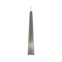 Load image into Gallery viewer, Zenith LED Pendant Light in Smoke/Chrome (Large).