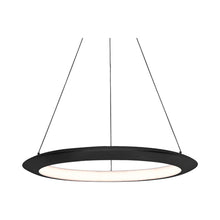 Load image into Gallery viewer, The Ring LED Pendant Light in Medium/2700K/Black.