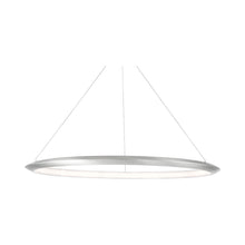Load image into Gallery viewer, The Ring LED Pendant Light in Large/2700K/Brushed Aluminum.