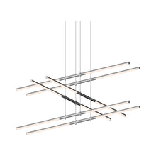 Load image into Gallery viewer, Tik-Tak™ Tiered LED Pendant Light in Polished Chrome (12-Light).