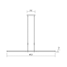 Load image into Gallery viewer, Tik-Tak™ Tiered LED Pendant Light - line drawing.