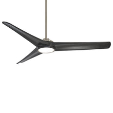 Load image into Gallery viewer, Timber LED Ceiling Fan in Brushed Nickel / Coal/Small.