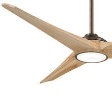 Load image into Gallery viewer, Timber LED Ceiling Fan in Detail.