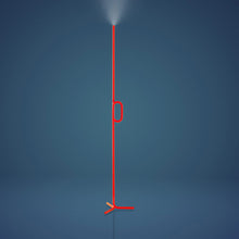 Load image into Gallery viewer, Tobia LED Floor Lamp in Orange.