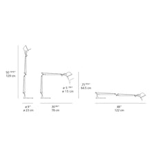 Load image into Gallery viewer, Tolomeo Classic LED Table Lamp - line drawing.