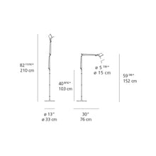 Load image into Gallery viewer, Tolomeo LED Floor Lamp - line drawing.