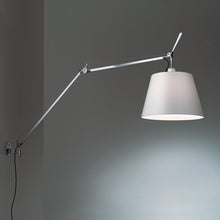 Load image into Gallery viewer, Tolomeo Mega Wall Light in Silver Fiber/Aluminum.