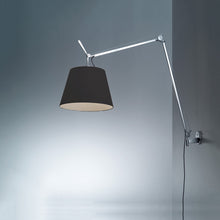 Load image into Gallery viewer, Tolomeo Mega Wall Light in Black/Aluminum.