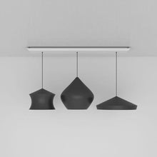 Load image into Gallery viewer, Beat Trio LED Linear Pendant Light in Detail.