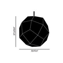 Load image into Gallery viewer, Etch Pendant Light - line drawing.