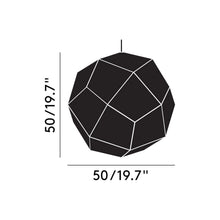 Load image into Gallery viewer, Etch Pendant Light - line drawing.