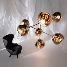 Load image into Gallery viewer, Melt LED Chandelier in exhibition.