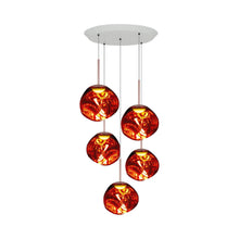 Load image into Gallery viewer, Melt Mini Round LED Pendant Light in Copper.