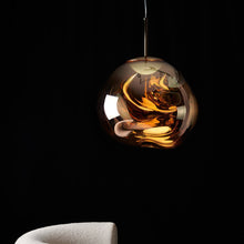 Load image into Gallery viewer, Melt Mini Round LED Pendant Light in Detail.