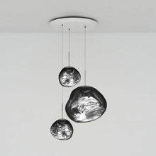 Load image into Gallery viewer, Melt Trio Round LED Pendant Light in Detail.