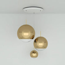Load image into Gallery viewer, Mirror Ball Large LED Multi Light Pendant Light in Detail.