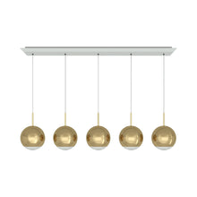 Load image into Gallery viewer, Mirror Ball LED Linear Pendant Light.