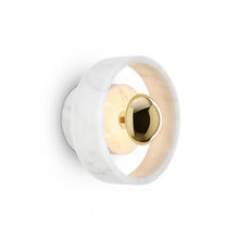 Load image into Gallery viewer, Stone LED Wall Light in Detail.