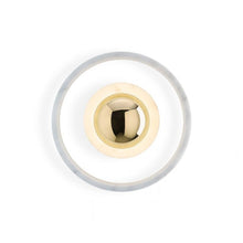 Load image into Gallery viewer, Stone LED Wall Light in Detail.