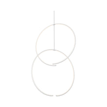 Load image into Gallery viewer, Torc™ LED Pendant Light in Satin White (Double Light).