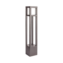 Load image into Gallery viewer, Tower LED Bollard in Bronze on Aluminum.
